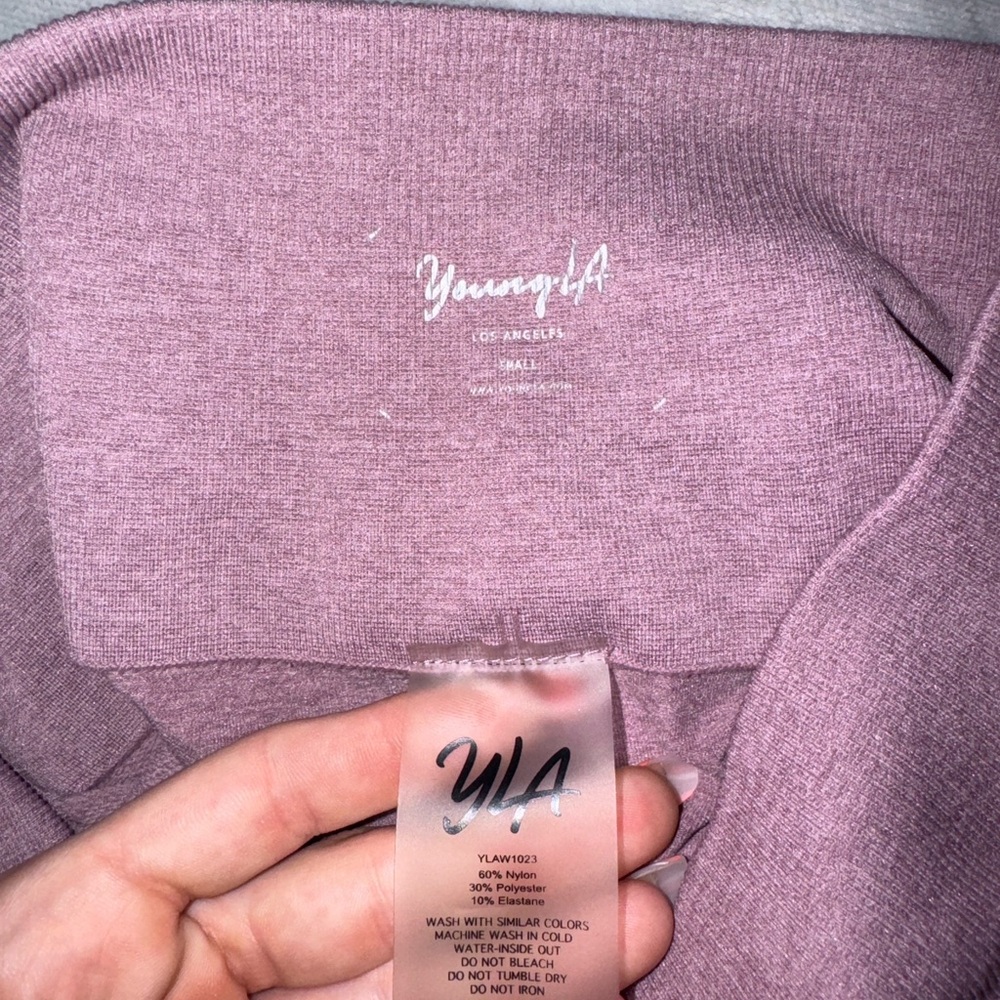 Pink/Purple YoungLa scrunch shorts - Picture 6 of 6